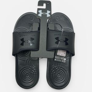UNDER ARMOUR Sandals /Ignite Slide Select /All Black /Men's Size 10 NWT